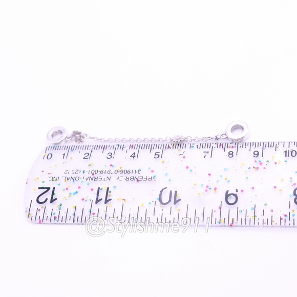 Authentic PANDORA Daisy Flower Safety Chain - 798764C01-05 - Picture 11 of 13